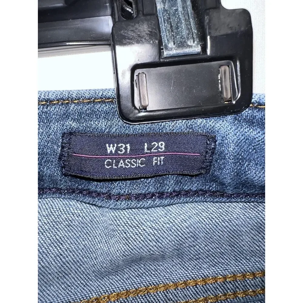 Vigoss Jeans Mens 31x29 Blue Jagger Skinny Classic Fit Stretch Denim Casual